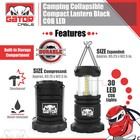 Camping Led Bright Hurricane Lantern Light Lamp Portable Collapsible Battery