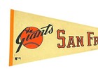 Vintage 1970s San Francisco Giants Pennant Felt 29 Inch Full Size Mlb Baseball