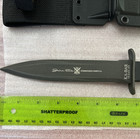Ka-bar Knives John Ek Commando  Ek44  Model 4 Kabar Knife Black  2 Nylon Sheaths