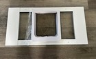Quick Fit Cat Door For Window 28  To 32  Adjustable Width With Magnetic Closure 
