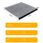 Cabin Air Filter For Lexus Toyota C20025c Carbonized Charcoal 87139-06030
