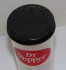 Vtg 1960s Dr Pepper Graduated Plastic Vial With Lid  Dallas tx Fountain Division