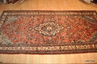 Antique Rug 11x5 Ft  Genuine Bakhtiari Authentic Circa 1900 s Matches Heriz Rug 