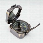 Maritime Solid Brass Antique Look Working Item London 1917 Brunton Compass Gift