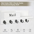 Lucundm Key   Mail Holder For Wall Decorative Key Holder With Letter Holder F   
