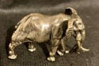 African Elephant Brass 2  Handcrafted Figurine