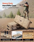 Vevor Hard Rifle Case 42 In Gun Storage Case Ip67 Waterproof   Dustproof Khaki