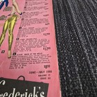 Vtg Fredericks Of Hollywood Lingerie Fashion Catalog June July 1960