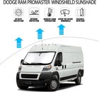 D-lumina Windshield Sun Shade For 2014-2025 Dodge Ram Promaster Full Size Cargo