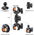 Super Double Clamp Camera Mount Chair Umbrella Clamp  With 360   Magic Arm Double