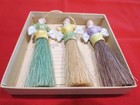 Brush Lady Pin Cushion Half Doll Figurine Porcelain Made In Germany