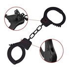 Handcuffs Double Lock Steel Police Edition Professional Grade Handcuffs hand    