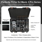Case For Dji Mavic 3 Pro Drone  Waterproof Hard Cases With Foam For Mavic 3 Pro