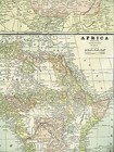 C 1890 Map Of The Africa By George F Cram   Map Full Color Lithograph Engraving