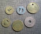 Lot Of 6 Vintage Ny Transit   Nyc Subway Tokens  1979 Diamond Jubilee   Buffalo