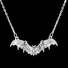 Gothic Halloween Bat Pendant Necklace Chain Punk Vampire Vintage Fashion Jewelry