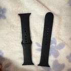 Black Silicone Sport Strap Replacement Band For Apple Watch Smart Watch