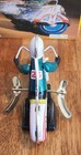 Vintage Ms-702 Tin Wind Up Motorcycle Racer Toy Working W  Original Box 