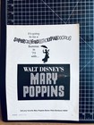 Walt Disney s Mary Poppins 1972 Print Ad Summer 1973 Rerelease Event