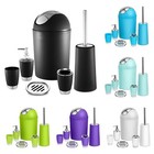 6pieces Bathroom Accessory Set Bin Toothbrush Tumbler Holder Soap Dish Dispenser