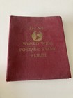 The New World Wide Postage Stamp Album 1952 - Lot Of About 1000 Stamps 1890-1952