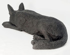 German Shepherd Black Figurine My Dog