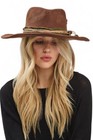 Distress Vintage Shapable Fedora Cowboy Hat