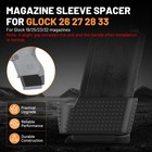 New Magazine Sleeve Adapter For Glock 26  27  28  33 Model For 19 25 23 32 Mags