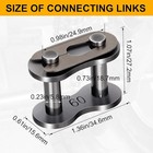 5 Pack  60 Roller Chain Master Connector Links Agricultural