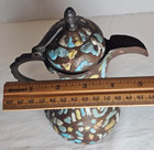 Vintage Middle Eastern Arabic Antique Copper Brass Dallah Coffee Serving Pot 8 