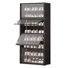 9-layers Shoe Plastic Storage Shoe Rack Organizer Shoe Shelf Dustproof 55 Inch