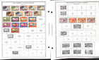 New Caledonia Stamp Collection On 12 Minkus Pages 1892-1966 French  bg 