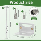 24   Mobile Home Anchors  Set Of 4 Ground Anchors Screw In With Brackets And Dri