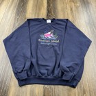 Vintage Treasure Island Sweatshirt Mens Xl Blue Resort Casino Las Vegas Sweater