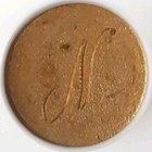 Mexican Wedding Token -struck On Mexico Bu One Peso  720 Silver Coin