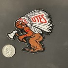 Utah Utes Vintage Embroidered Iron On Patch 3    X 3    High Quality