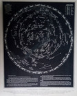 Vintage 1941 Atlas Map Of Location Of Stars   Constellations   Analysis Of World