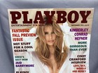 Playboy Magazine Kimberly Hefner Autograph Hand Signed Playboy Magazine 1995