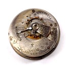 Elgin Pocket Watch Movement 18 Size 7 Jewel Parts repair-gs-163