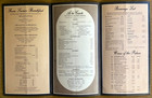 1977 Sheraton Palace Hotel Vintage Room Service Menu San Francisco  California