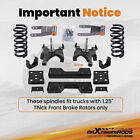 Front 5   rear 7-8  Drop Kit For Chevrolet Gmc C1500 88-98  W 1 25  Rotors V8