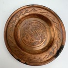 Vntg Islamic Decorative Overlay Saucer Copper Bronze Cairo Ware Lot Of 8 3 5 