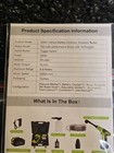 Kepeak 1450psi Cordless Pressure Washer Portable Power Cleaner W 6-in-1 Nozzle