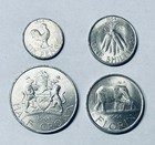 Malawi Coin Lot 1964 Half Crown Florin One Shilling Six Pence