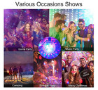 2pcs Colorful Rotating Magic Ball Disco Ball Light Bulb With Sockets  Plug In Rg
