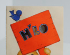 Vintage Hallmark Happy Birthday Greeting Card H lo Funnyface