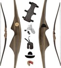 40lb Handmade Wooden Longbow Traditional Archery Recurve Bow Hunting Archery Set