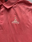 Adidas Ultimate365 Textured Men L Preloved Scarlet Nwt Golf Shirt- New W logo