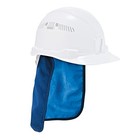 Hard Hat Evaporative Cooling  Blue  Medium Neck Shade