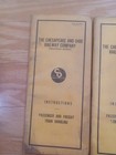 1952   1959 Chesapeake And Ohio C o Passenger Freight Train Handling Instruction